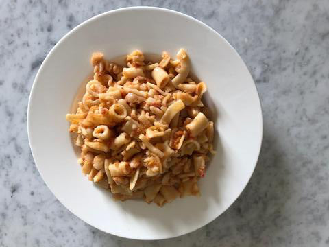 Traditional Pasta with Chickpeas