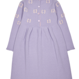 Girl - Anna 100% Cashmere Fairy Dress with Crochet Butterfly Detail