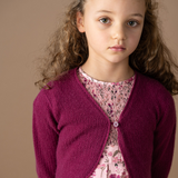 Girl - Brielle Cashmere Shrug in Braided Stitch