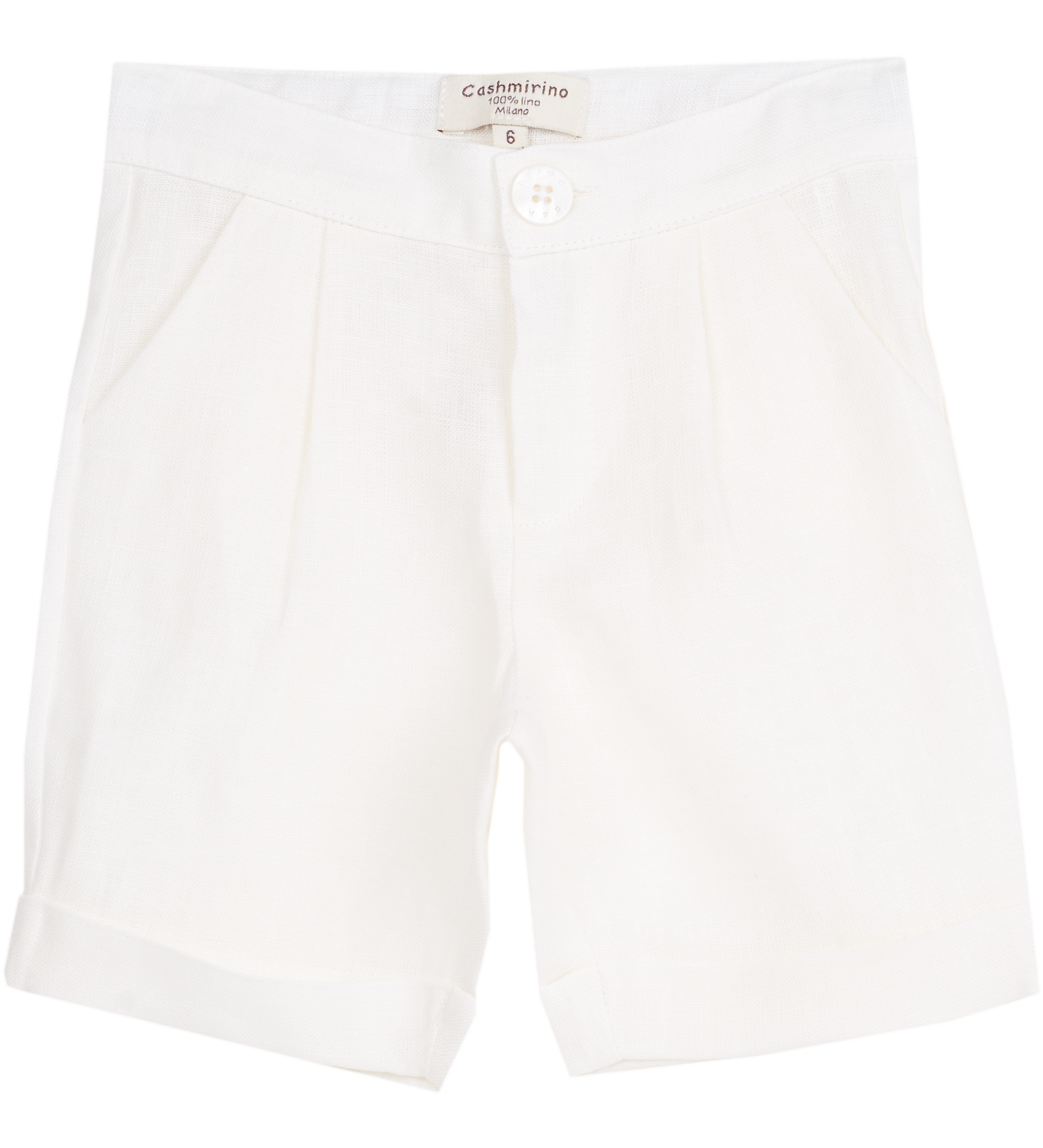 Baby Boy - Chris 100% Linen Smart Shorts With Pockets