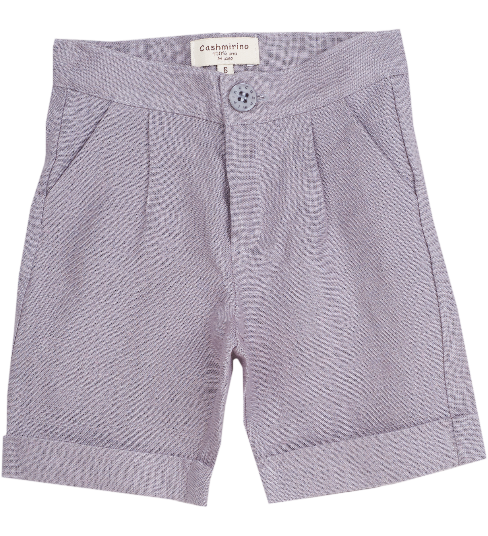 Baby Boy - Chris 100% Linen Smart Shorts With Pockets