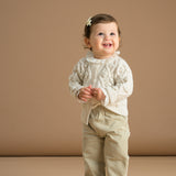 Baby Girl - Lala Cotton Pull-On Trousers