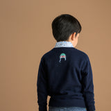 Boy - Mitch Cashmere Jumper with Plane Intarsia