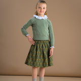 Girl - Agatha Cotton Mini Flared Skirt