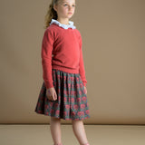 Girl - Agatha Cotton Mini Flared Skirt