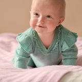 Baby Girl - Isabella Cashmere Romper with Frills