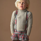 Boy - Marcus 100% Cashmere Cable Knit Roll Neck Jumper