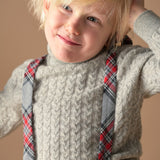 Boy - Marcus 100% Cashmere Cable Knit Roll Neck Jumper