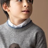 Boy - Pepe Cashmere Jumper with Labrador Intarsia