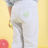 Boy - Roger Cotton Hand Embroidered Pull-On Trousers