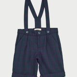 Baby Boy - Noah 100% Wool Shorts With Braces