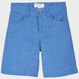 Baby Boy - Cyrus 100% Linen Bermuda Shorts