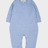 Baby Girl - 100% Cashmere Reverse Knitted Romper