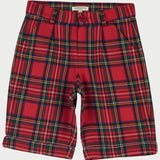 Boy - Joseph 100% Wool Checked Smart Bermuda Shorts