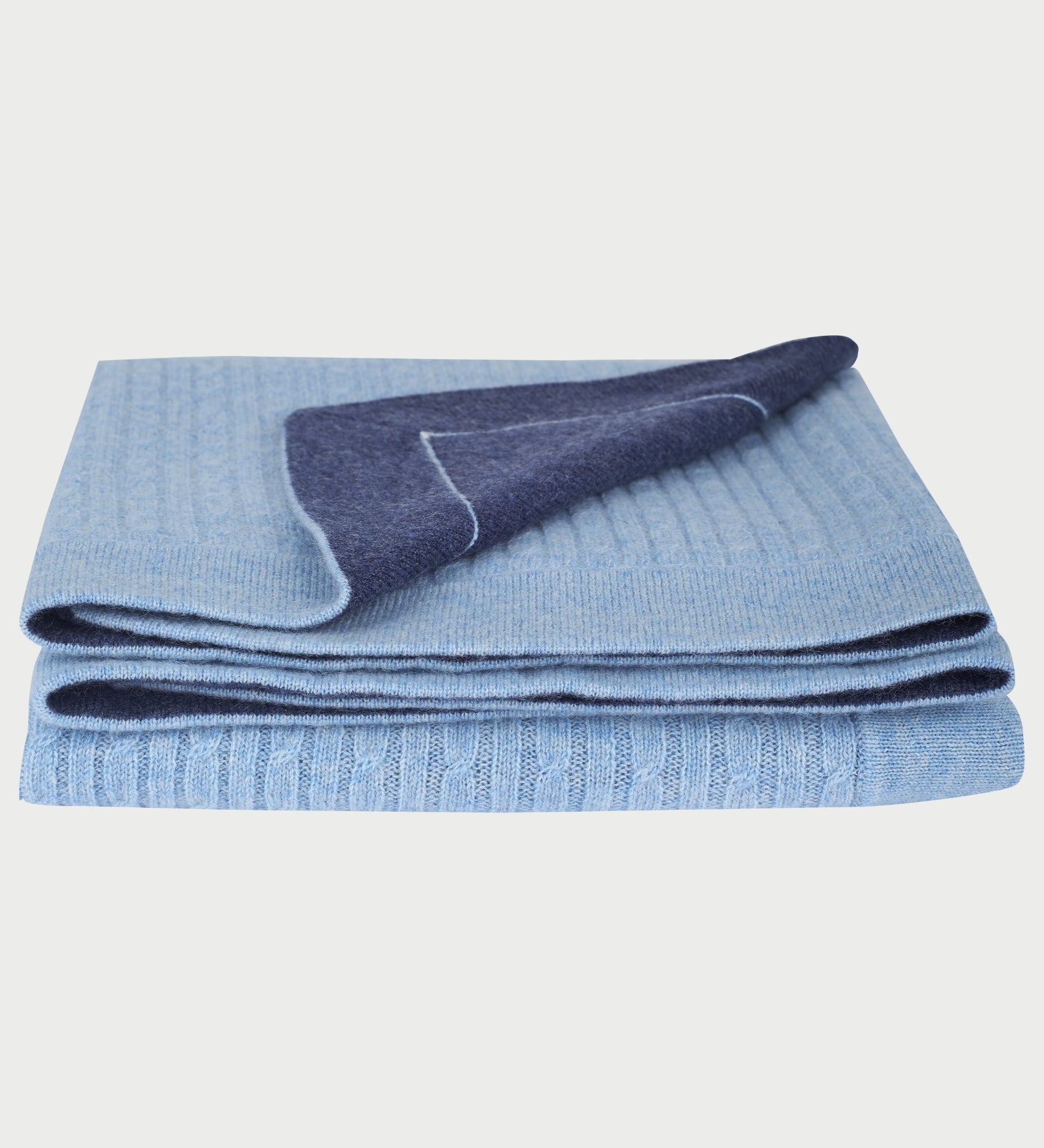 Baby Boy - Freddy Pure 100% Cashmere Reversible Blanket