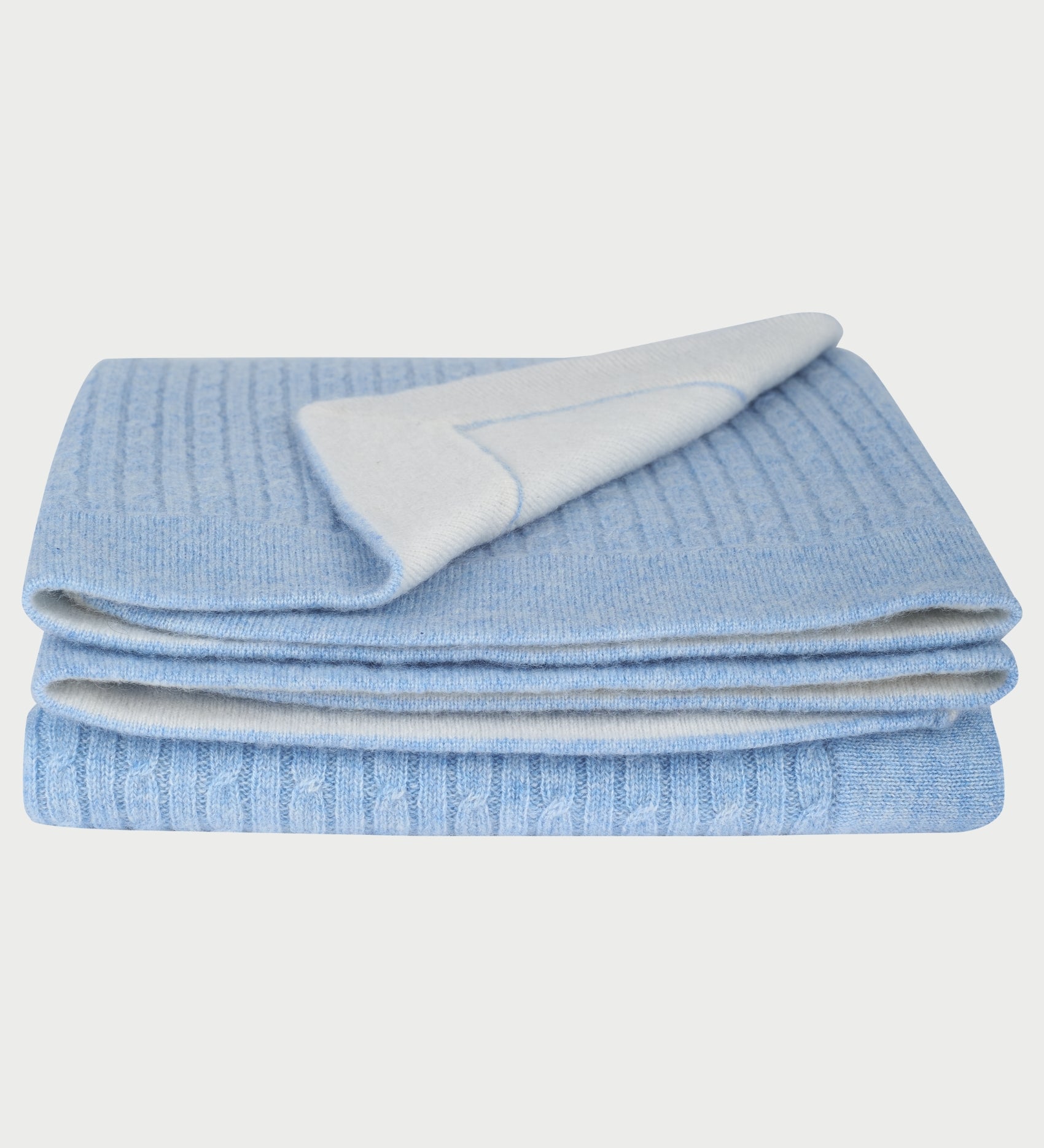 Baby Boy - Freddy Pure 100% Cashmere Reversible Blanket