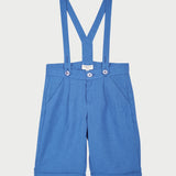 Boy - Philip 100% Linen Shorts With Braces