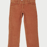 Girl - Cotton Straight Leg Corduroy Washed Jeans