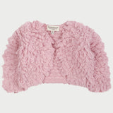 Baby Girl - 100% Cashmere Faux Fur Shrug