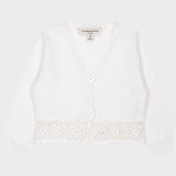 Baby Girl - Tiana Cotton V-neck Cardigan