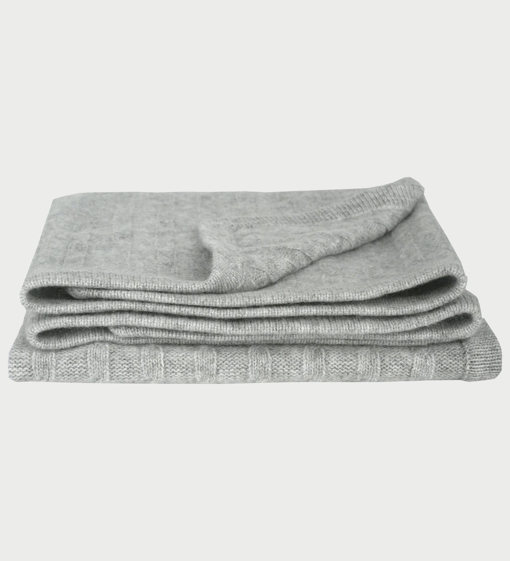 Peyton Pure 100% Cashmere Cable Knit Blanket