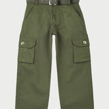 Boy - Cotton Cargo Trousers