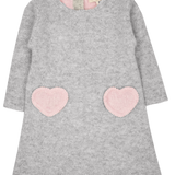 Baby Girl - Maya 100% Cashmere Knee Length Dress