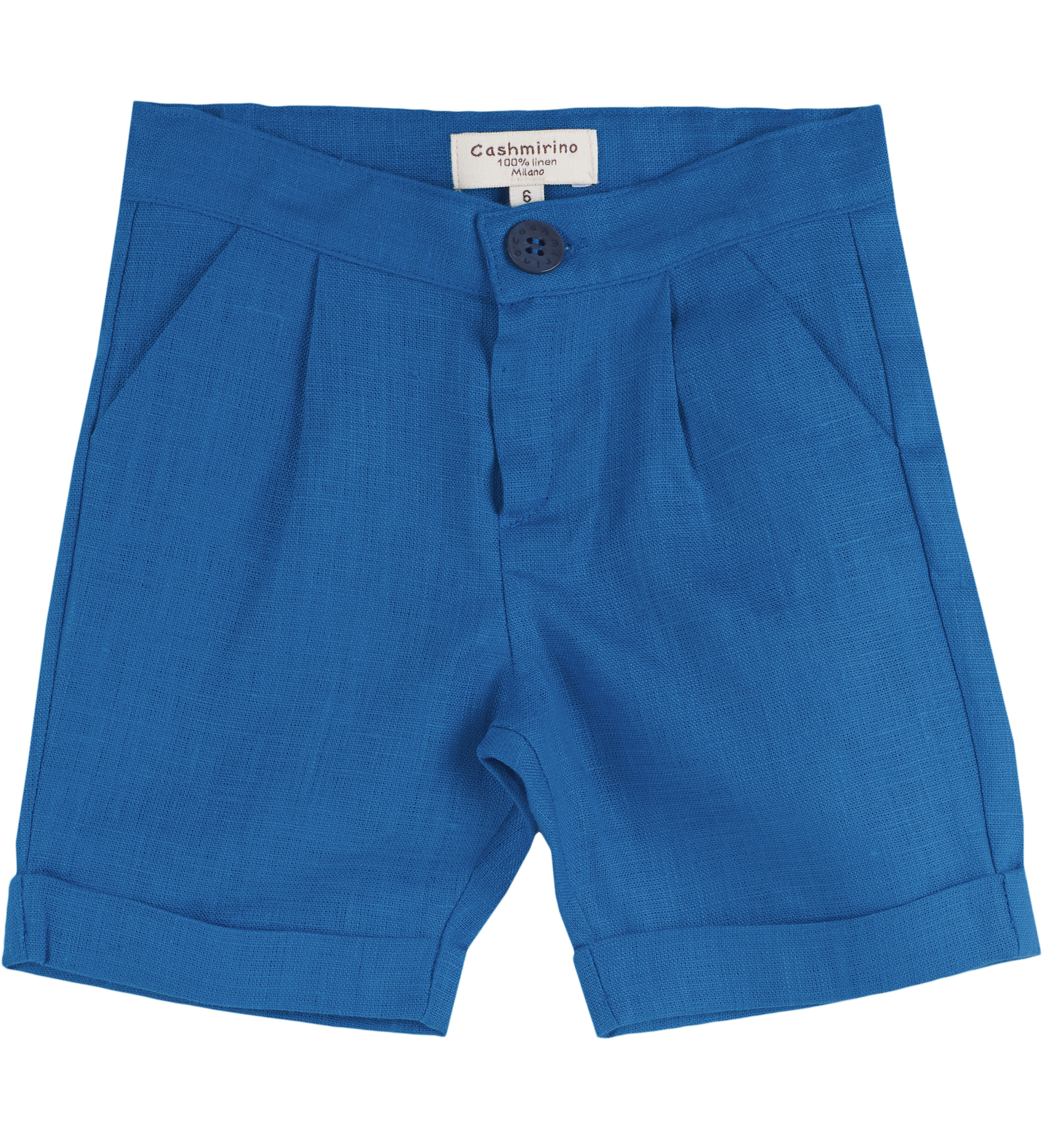 Baby Boy - Chris 100% Linen Smart Shorts With Pockets