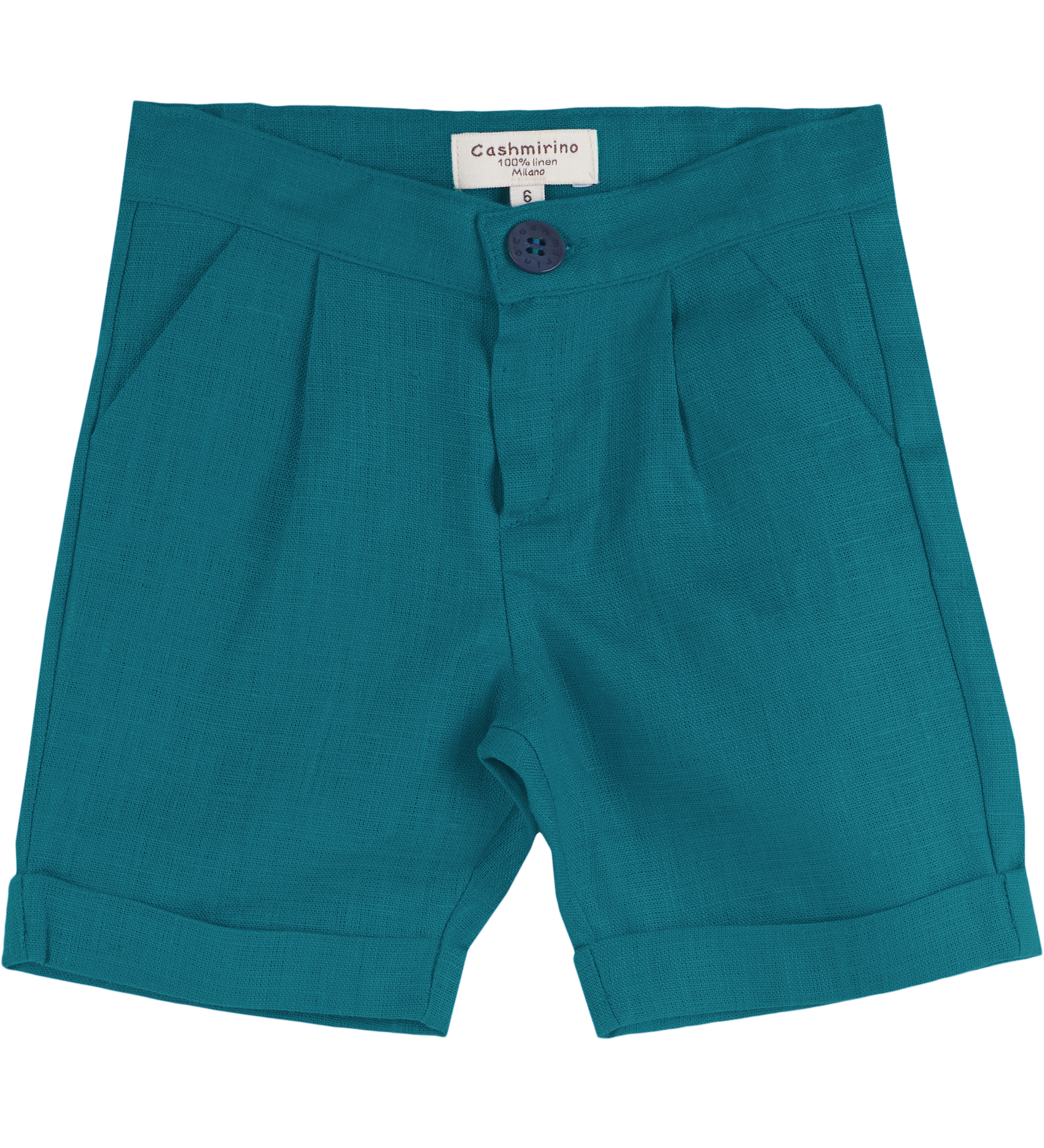 Baby Boy - Chris 100% Linen Smart Shorts With Pockets