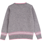 Girl - Pepe Cashmere Jumper with Labrador Intarsia