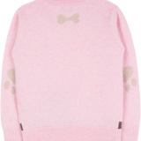 Girl - Serafina Cashmere Jumper with Puppies Intarsia