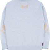 Unisex - Serafino Cashmere Jumper with Puppies Intarsia