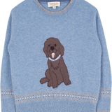 Boy - Pepe Cashmere Jumper with Labrador Intarsia