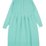 Baby Cashmere Bamboo Stitch Long Sleeve Dress