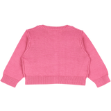 Baby Cropped cardigan, Raspberry