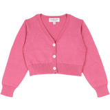 Cropped cardigan, Raspberry