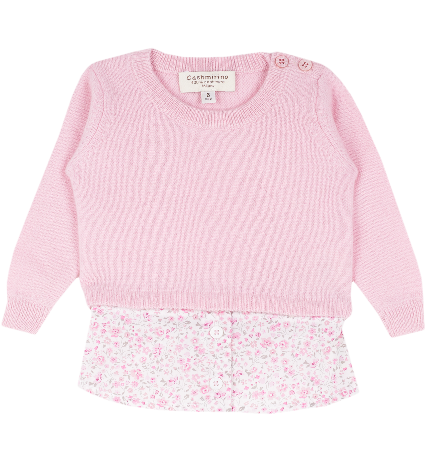 Baby Jumper with shirt detail