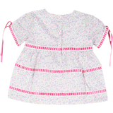 Baby Girl - Cotton tunic with ribbon inserts and matching bloomers Cotton Set