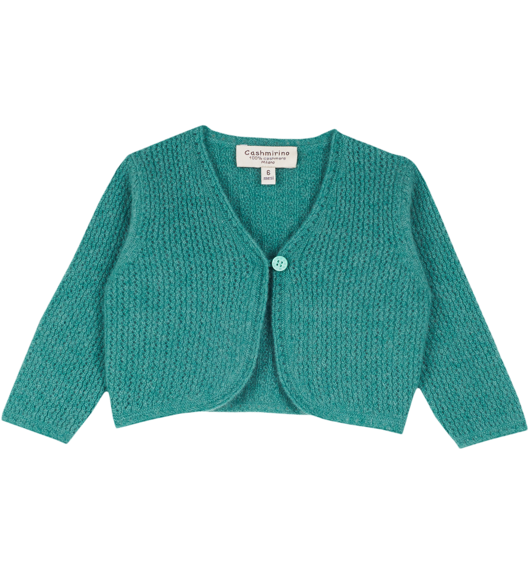 Baby Girl - Brielle Cashmere Shrug in Braided Stitch