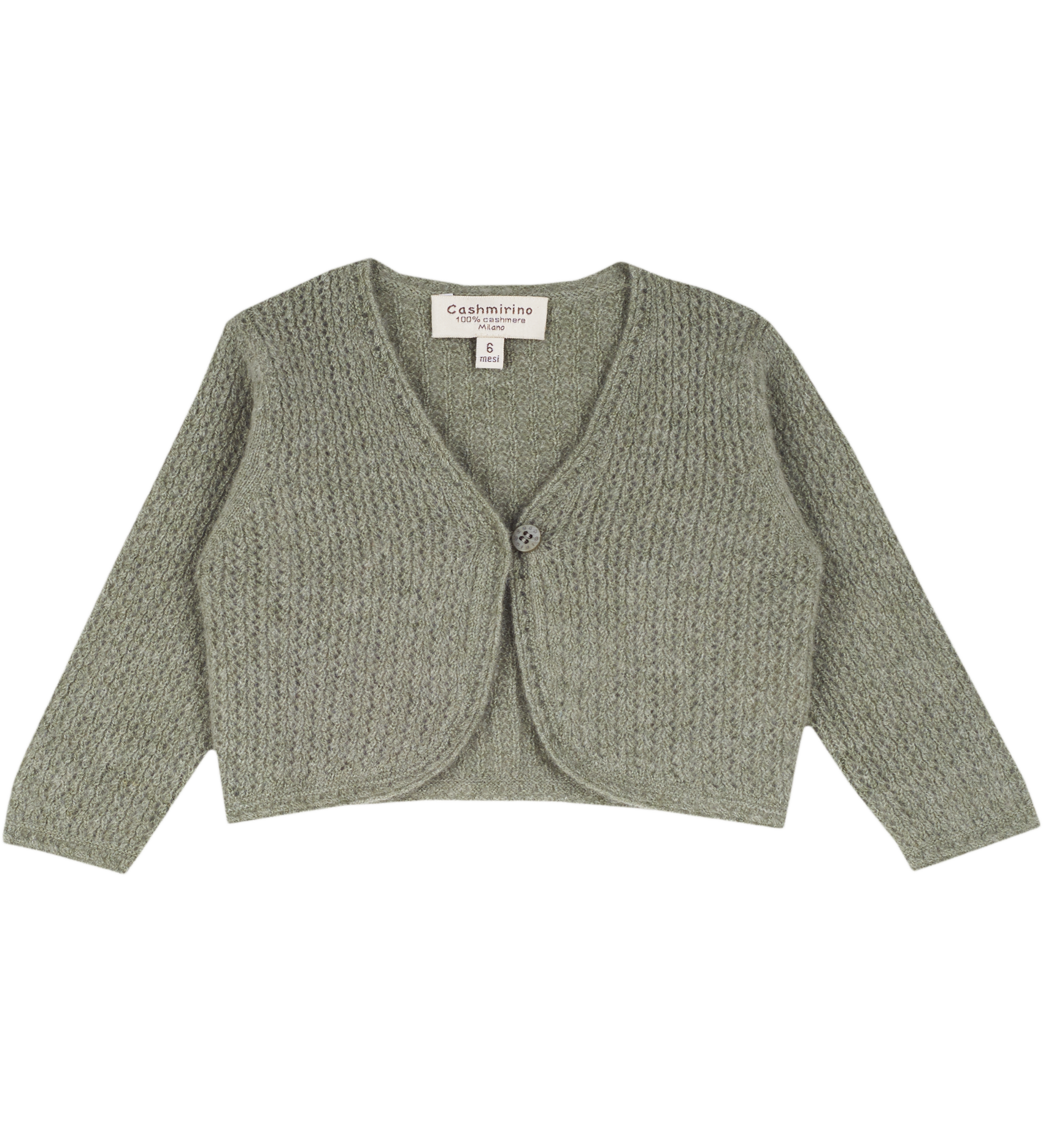 Baby Girl - Brielle Cashmere Shrug in Braided Stitch