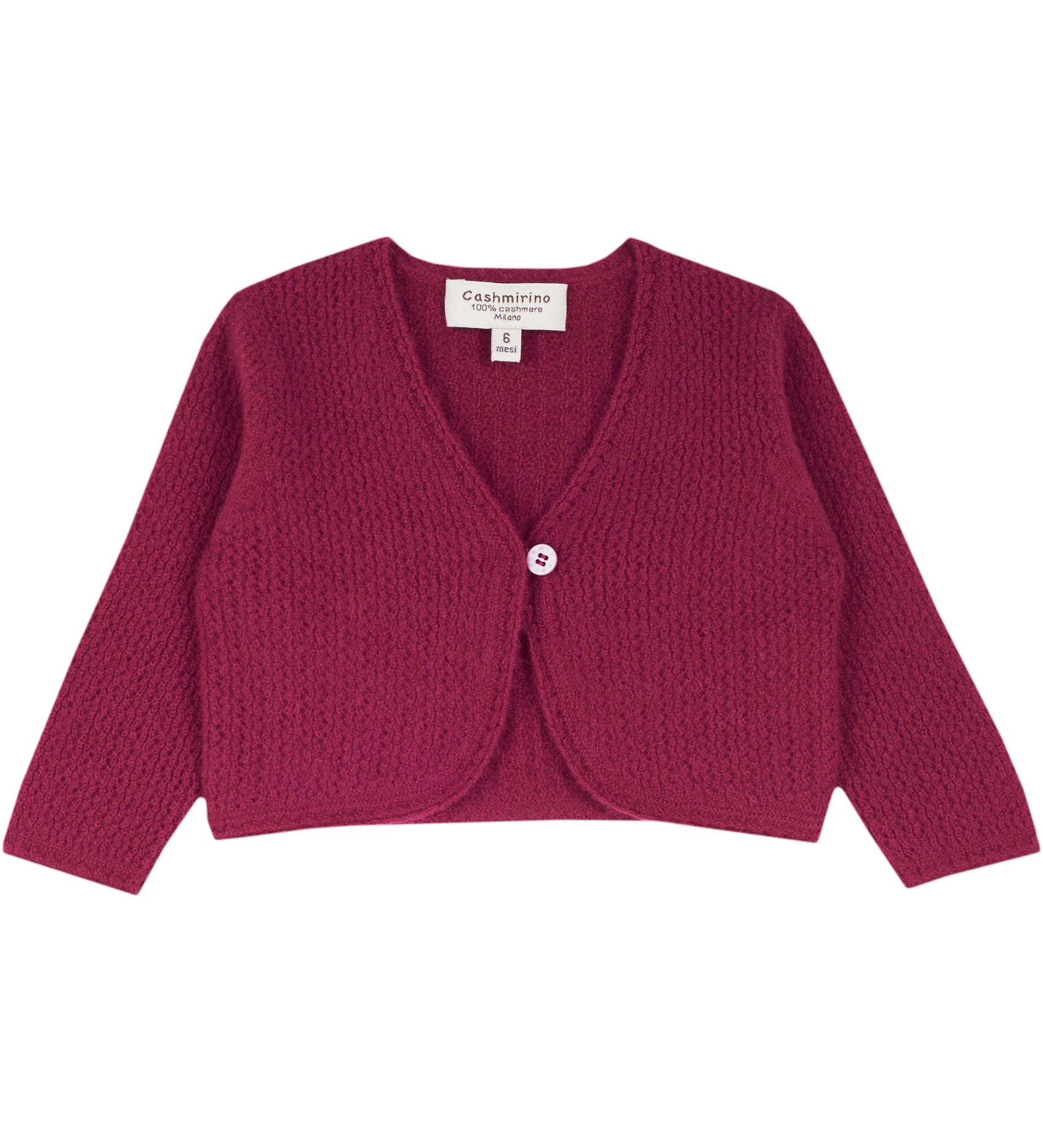 Baby Girl - Brielle Cashmere Shrug in Braided Stitch