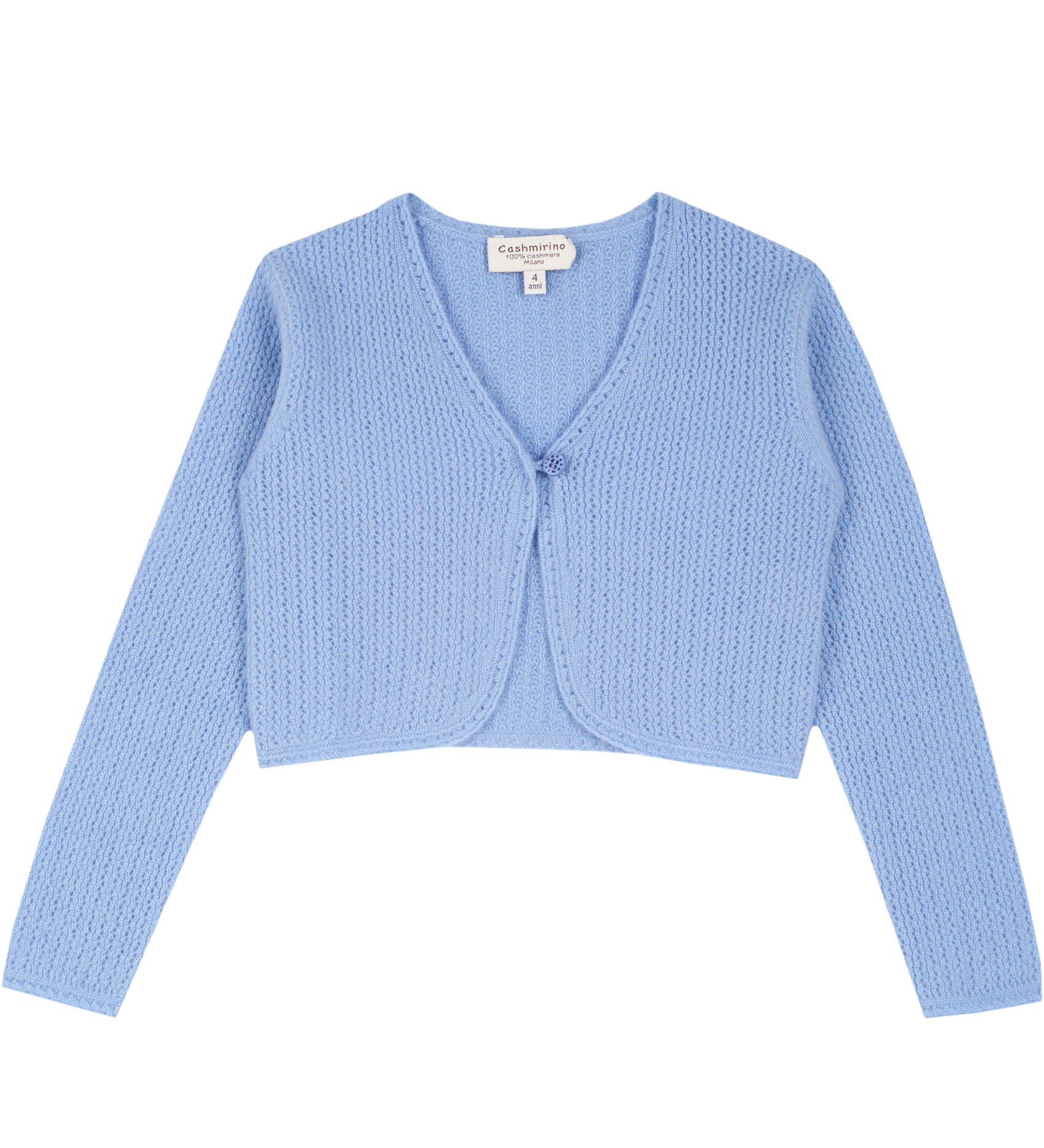 Girl - Brielle Cashmere Shrug in Braided Stitch