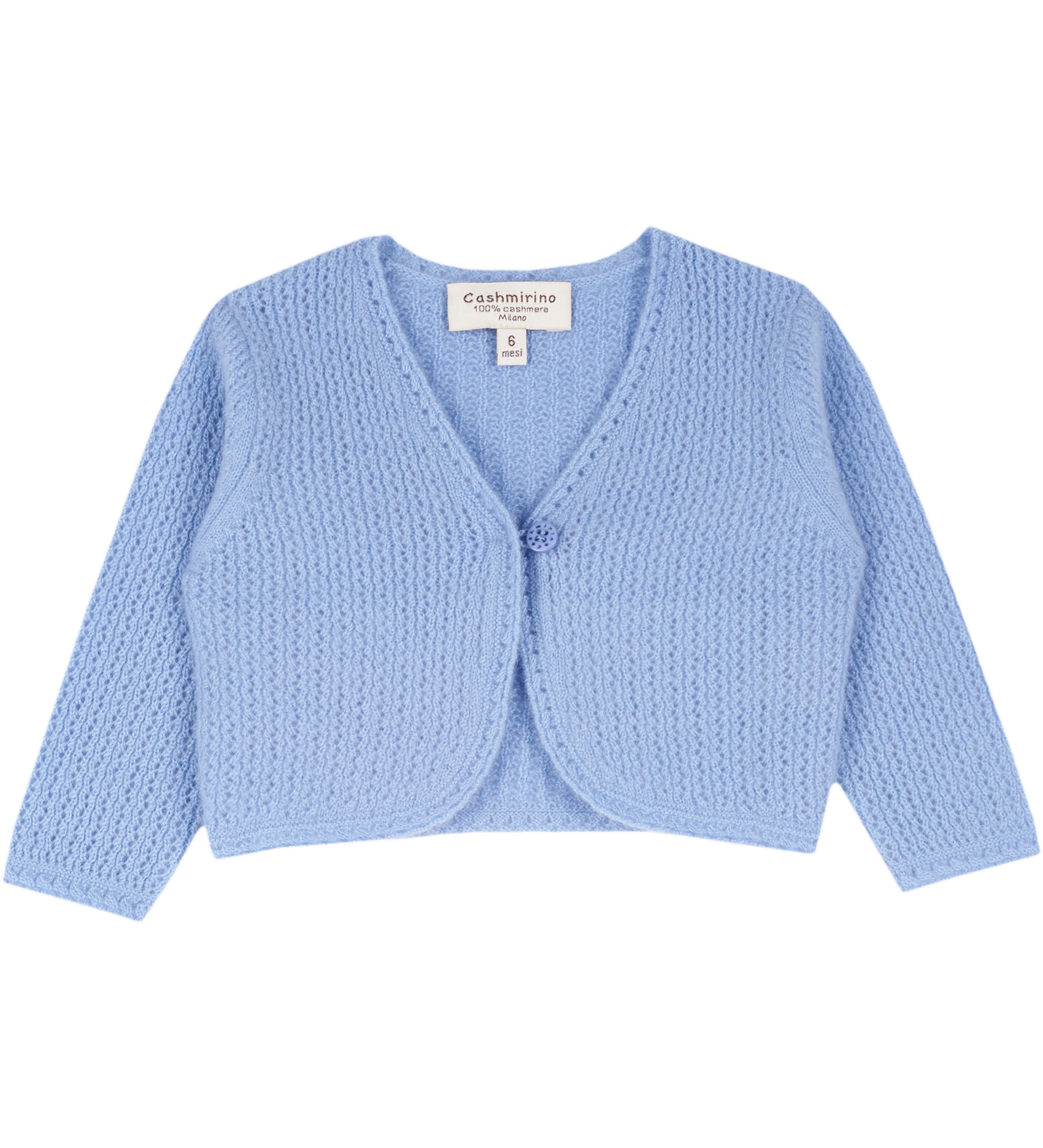 Baby Girl - Brielle Cashmere Shrug in Braided Stitch