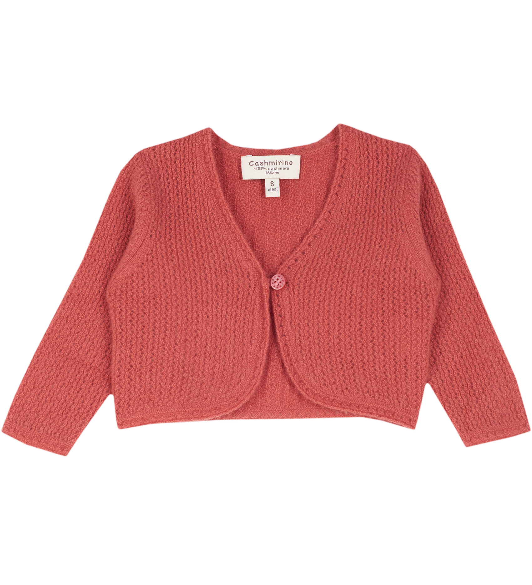 Baby Girl - Brielle Cashmere Shrug in Braided Stitch