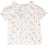 Girl - Trudy 100% Cotton Blouse in Flower Prints