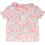 Baby Girl - Trudy 100% Cotton Blouse in Flower Prints