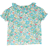 Baby Girl - Trudy 100% Cotton Blouse in Flower Prints