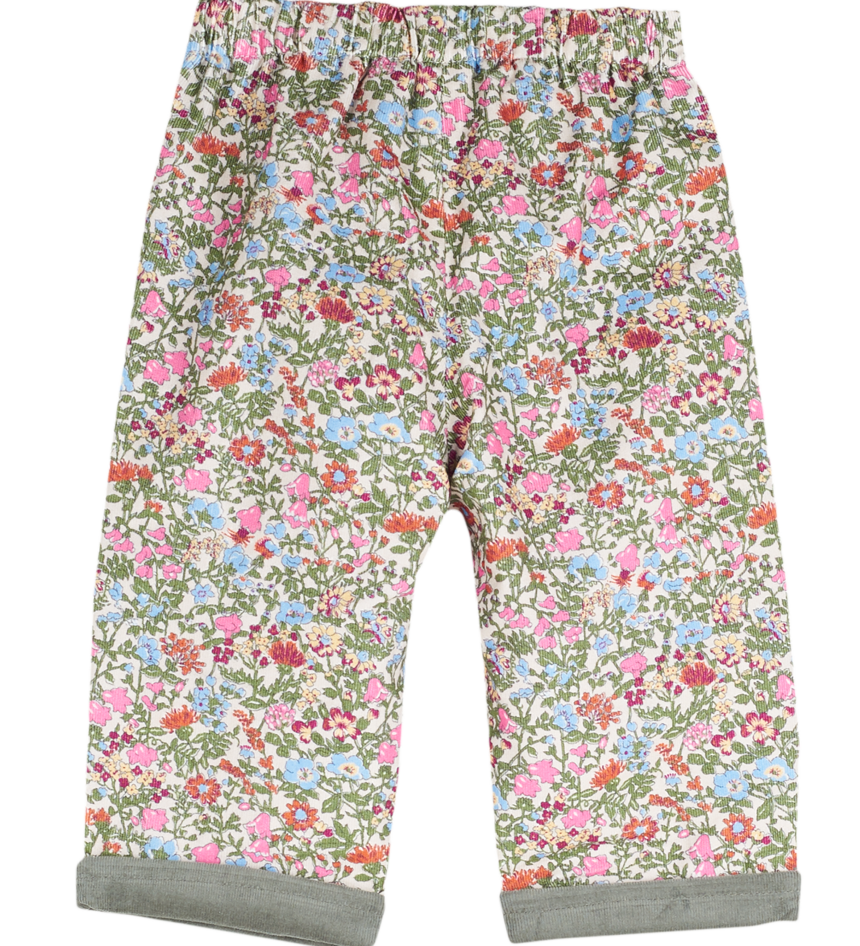 Baby Girl - Harley Reversible Cotton Pull-On Trousers