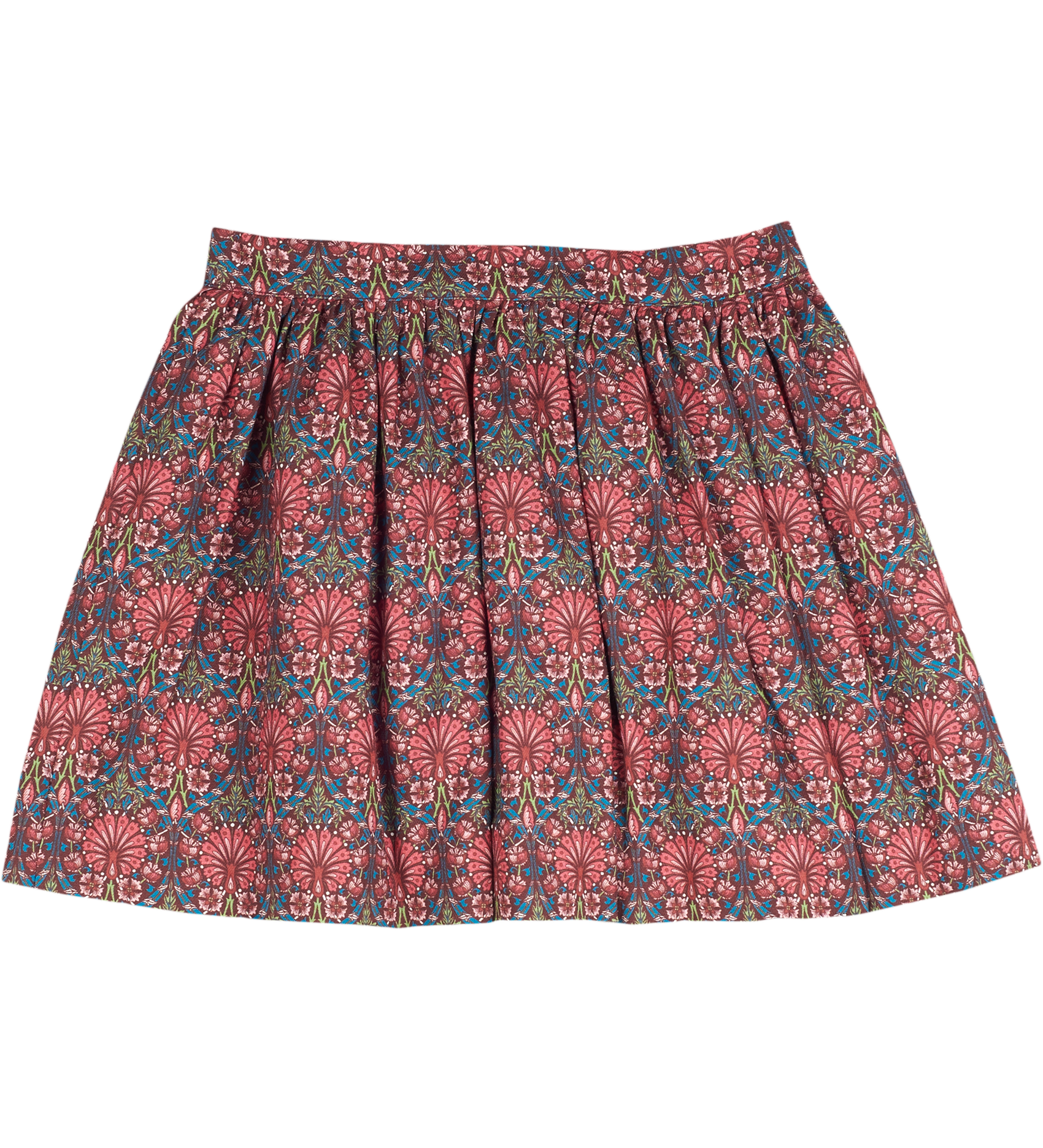 Girl - Agatha Cotton Mini Flared Skirt