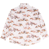 Boy - Davide  Cotton Classic Collar Shirt in Animal Prints